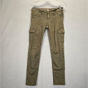 Sanctuary Standard  Cargo Skinny Pants  Women's Sz 29 Zip Front